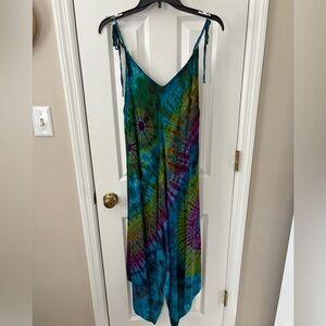 Colorful Tie-Dye Jumpsuit